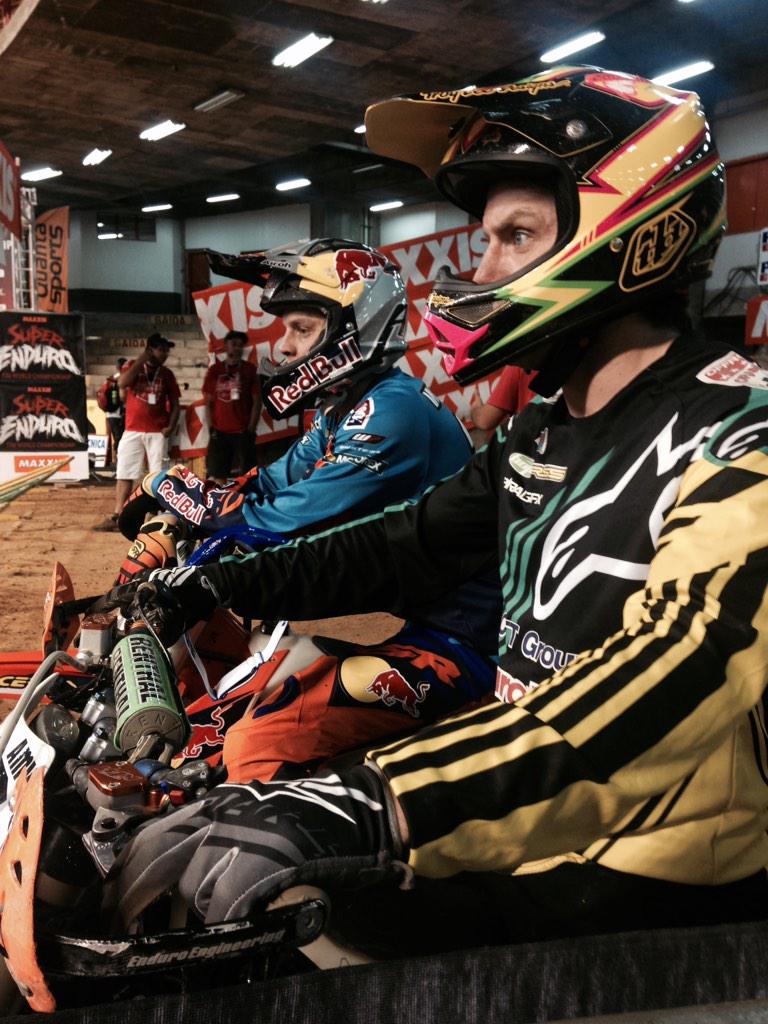 DirtBikeSpec's tweet photo. @paulboltsenduro is running GT 216 90/100 front and 216X rear @FIMSuperEnduro in Brazil tonight - good luck! http://t.co/TpkCCoN6cp