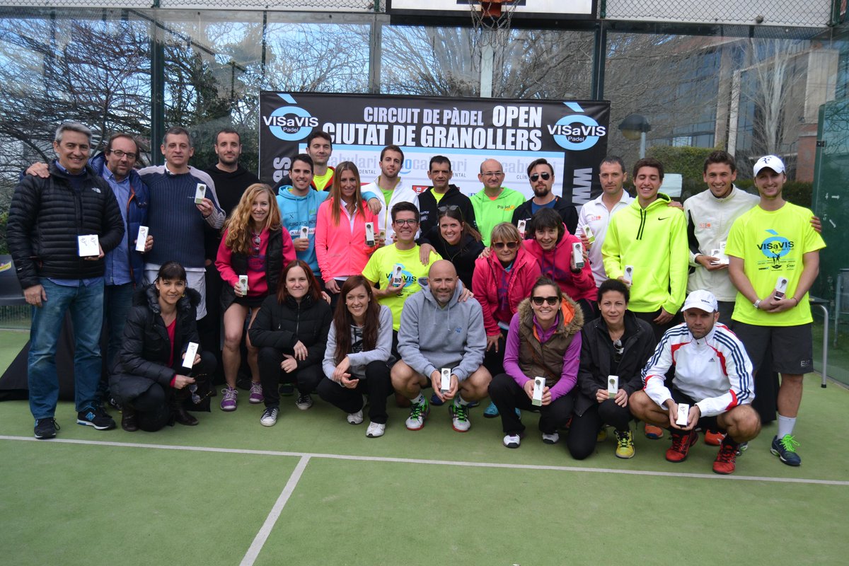 CAMPIONS/ES DE LA 1ª PROVA DE L'OPEN CIUTAT DE #GRANOLLERS #VISaVIS #PADEL AL <a href="/CrackSportsClub/">Crack Sports Club</a> MOLTES FELICITATS!!!