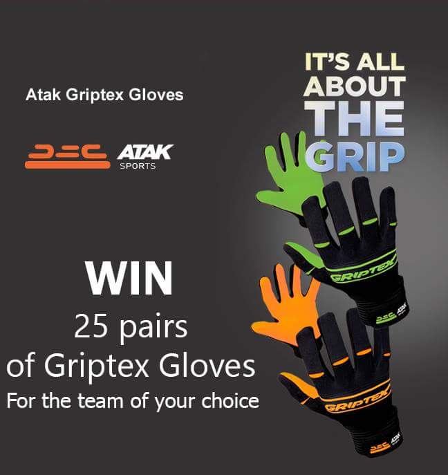 AtakSport's tweet photo. We're giving you the chance to win 25 pairs of griptex! Just RT + Follow to enter! http://t.co/Pknl6u6D0h