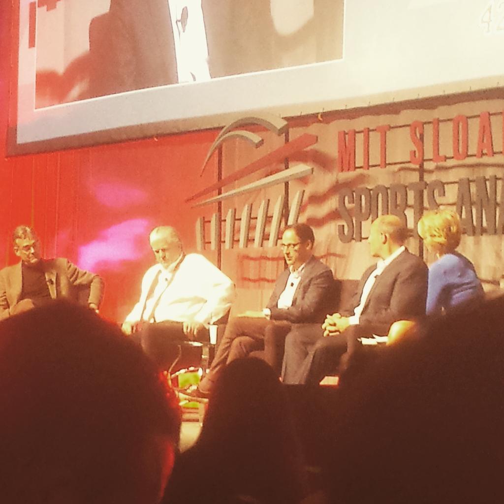 ThatLeafsFan's tweet photo. "If a guy comes to the rink to lose, he should be suspended for 5 years." - Brian Burke on tanking #SSAC15 http://t.co/FVjS3bjb1p