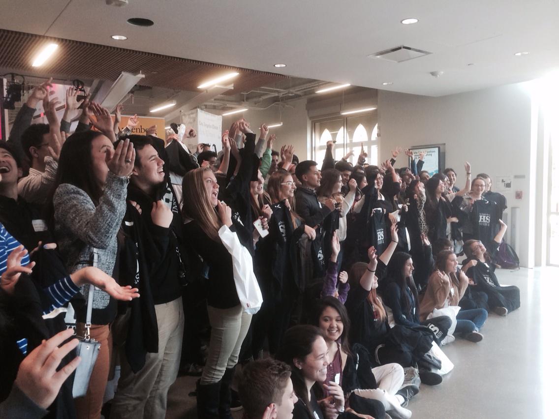 erskinetimes's tweet image. Good times at USC today with high school reporters @hsinider @tykoslowski