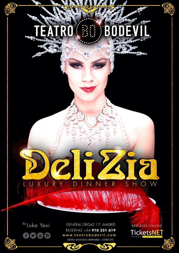 keisy_sing's tweet photo. #Delizia estreno el 13 de marzo en el #teatrobodevil #bodevil l mejor dinner show de madrid. Nos vemos dentro de nada http://t.co/jAelkvDWzR