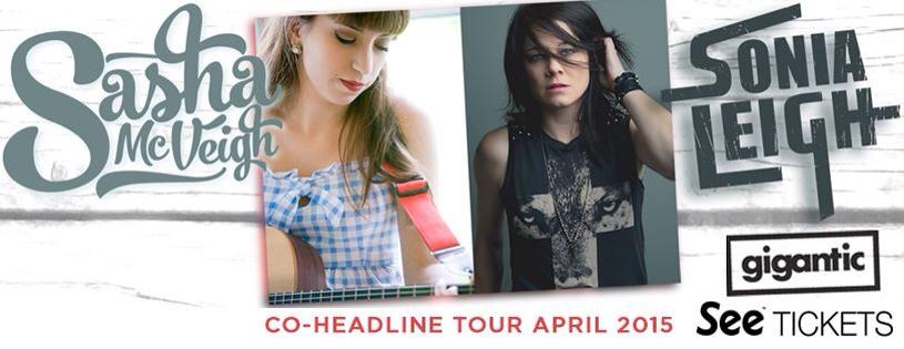 sashamcveigh's tweet photo. Who's coming to see myself + @sonialeigh in April?😝GET TICKETS: http://t.co/eyE77BSvd6
#MindTheGapTour #CountryMusic http://t.co/6XKsSBcRda