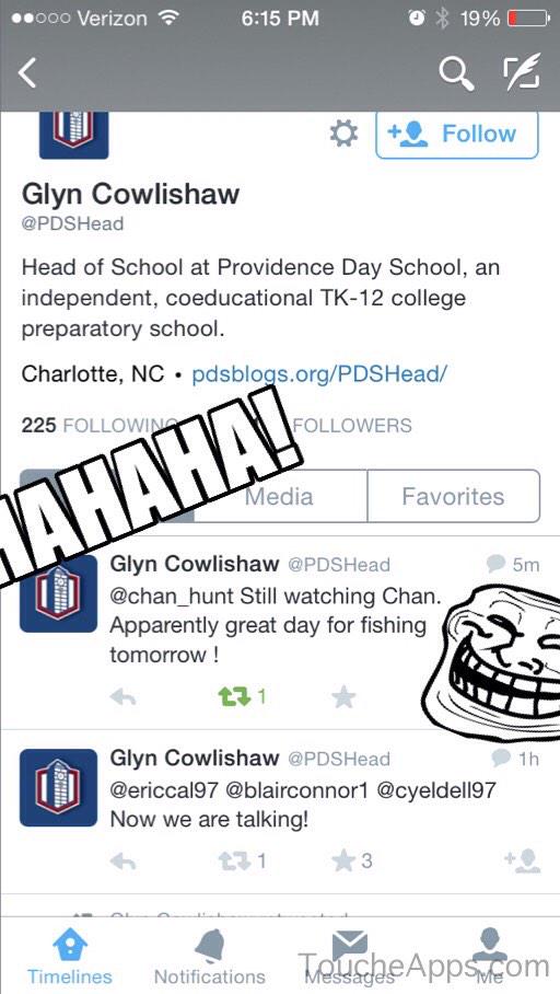 pdschargingback's tweet photo. HAHAHAHA!! We have the best headmaster ever. God Speed @PDSHead http://t.co/m773qUP9xY