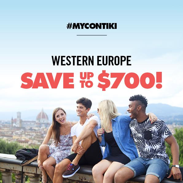 ContikiCanada's tweet photo. Last week for savings up to $700 on Western #Europe trips! Get on it: http://t.co/CMcqL3rkV7 #mycontiki http://t.co/0sMoWRvL4P