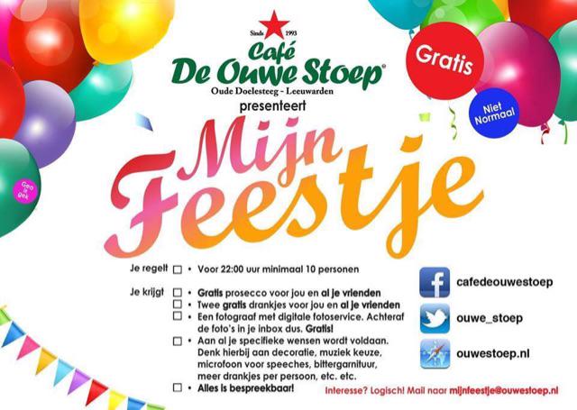 Twee jaar geleden gestart en bijna 100 feestjes verder! Ben jij de 100ste? Dan zetten we je extra in het zonnetje!