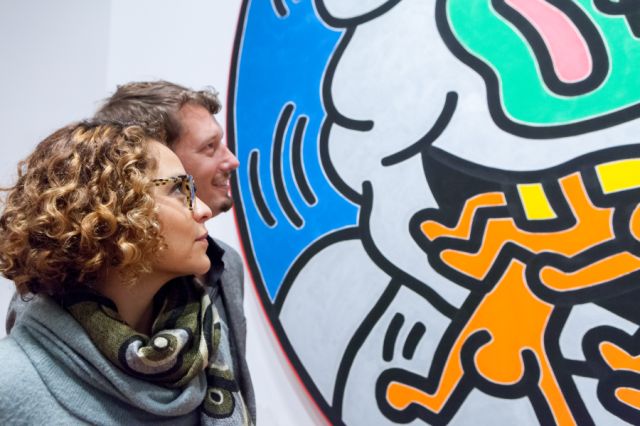 deyoungmuseum's tweet photo. #PoliticalHaring closes today. Did you see it? Share your thoughts on the exhibition. http://t.co/lt4dngHuKA http://t.co/5Hlc3fZH7g