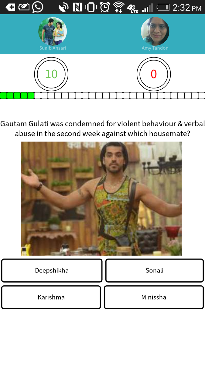 RuhiSaxsena's tweet photo. @theGautamGulati Not fair, yaar. Rude hue tum aur points gaye mere :( @jangobananagame pls start hints or take away 2 http://t.co/12DVNaq7Y7