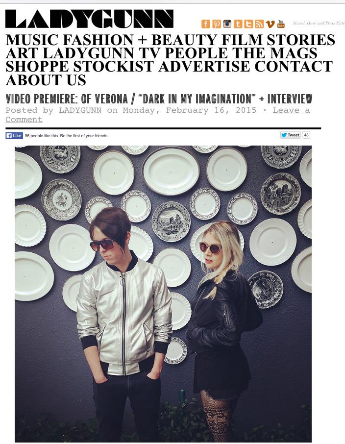 OGAride's tweet image. Check out @ofVerona video for #darkinmyimagination on @ladygunn: ladygunn.com/music/video-pr…