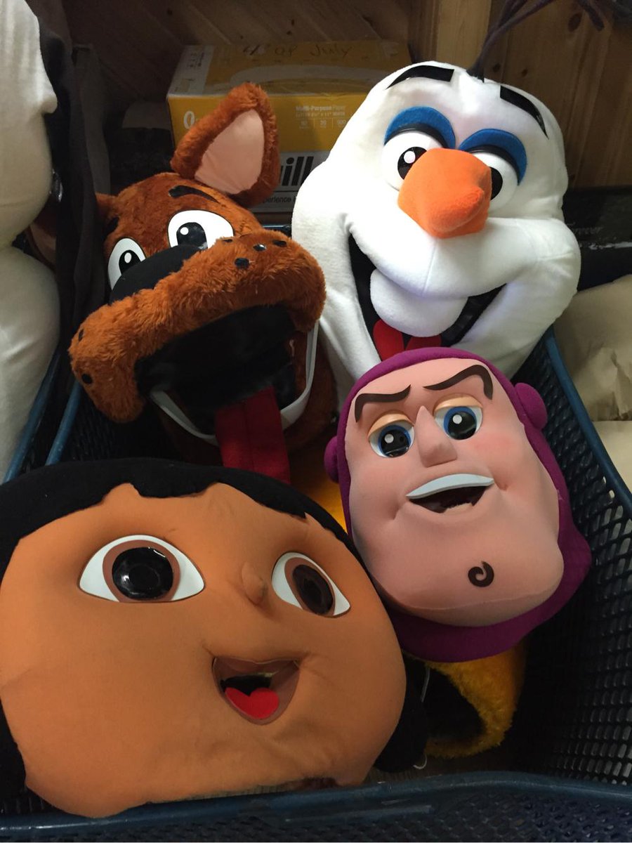Costumes keep rolling in. How fun are these! Which one is your favorite? #mascots #costumes #welovelaundry #sandy