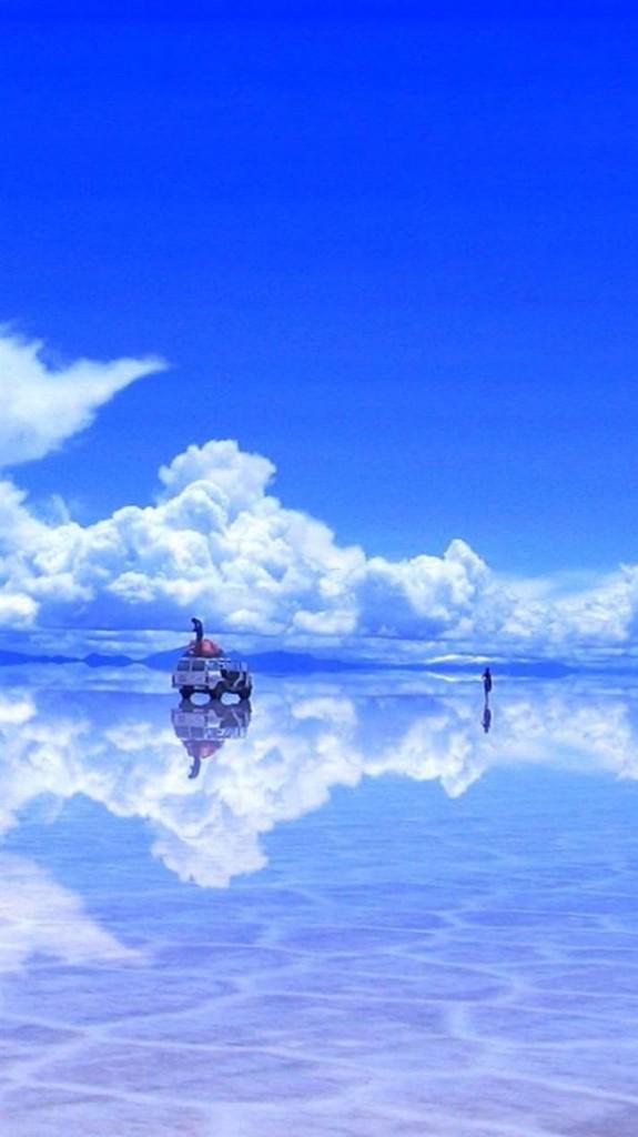 funwakakumo's tweet photo. 湖に映った空。
磨かれた鏡のようにキレイ(^O^)／ 

https://t.co/xifQ5ixzs4