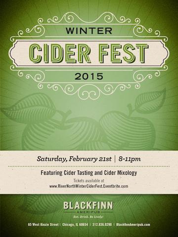 Love cider? River North Winter Cider Fest <a href="/BFinnRiverNorth/">Blackfinn Ameripub</a> More here: bit.ly/19pN6Eo #CiderFest #Chicago