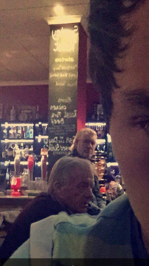 SmithIncLLC's tweet image. Creepy guy staring at me while I have a drink.