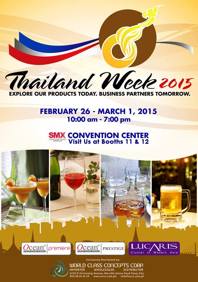 worldclassPH's tweet image. On Feb. 26 - Mar 1,2015 will kick-off this year's #THAILANDWEEK2015 at SMX Convention Center! :)
