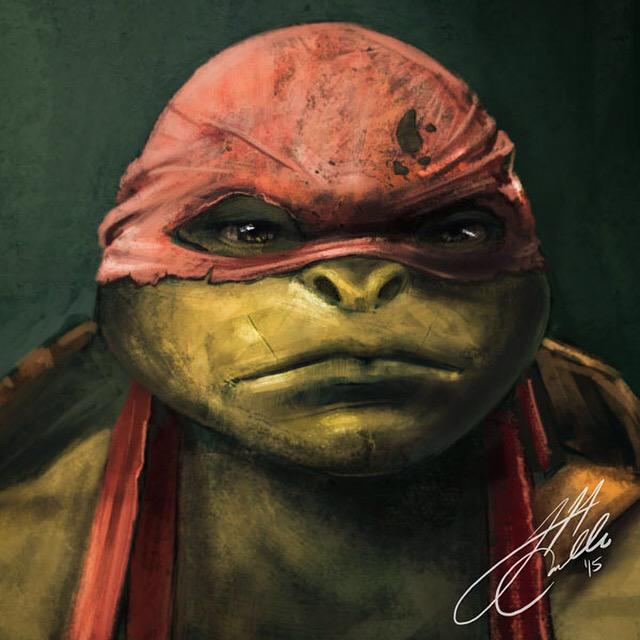 It's been a while since I've done a #painting study. Here's #Raphael from #Teenagemutantturtles #art #photoshop #TMNT
