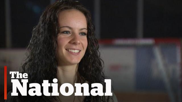 VIDEO: Meet goalie <a href="/ShannonSzabados/">Shannon Szabados</a>, the only woman in North America playing men's pro hockey. youtu.be/UQCECBiTP-A