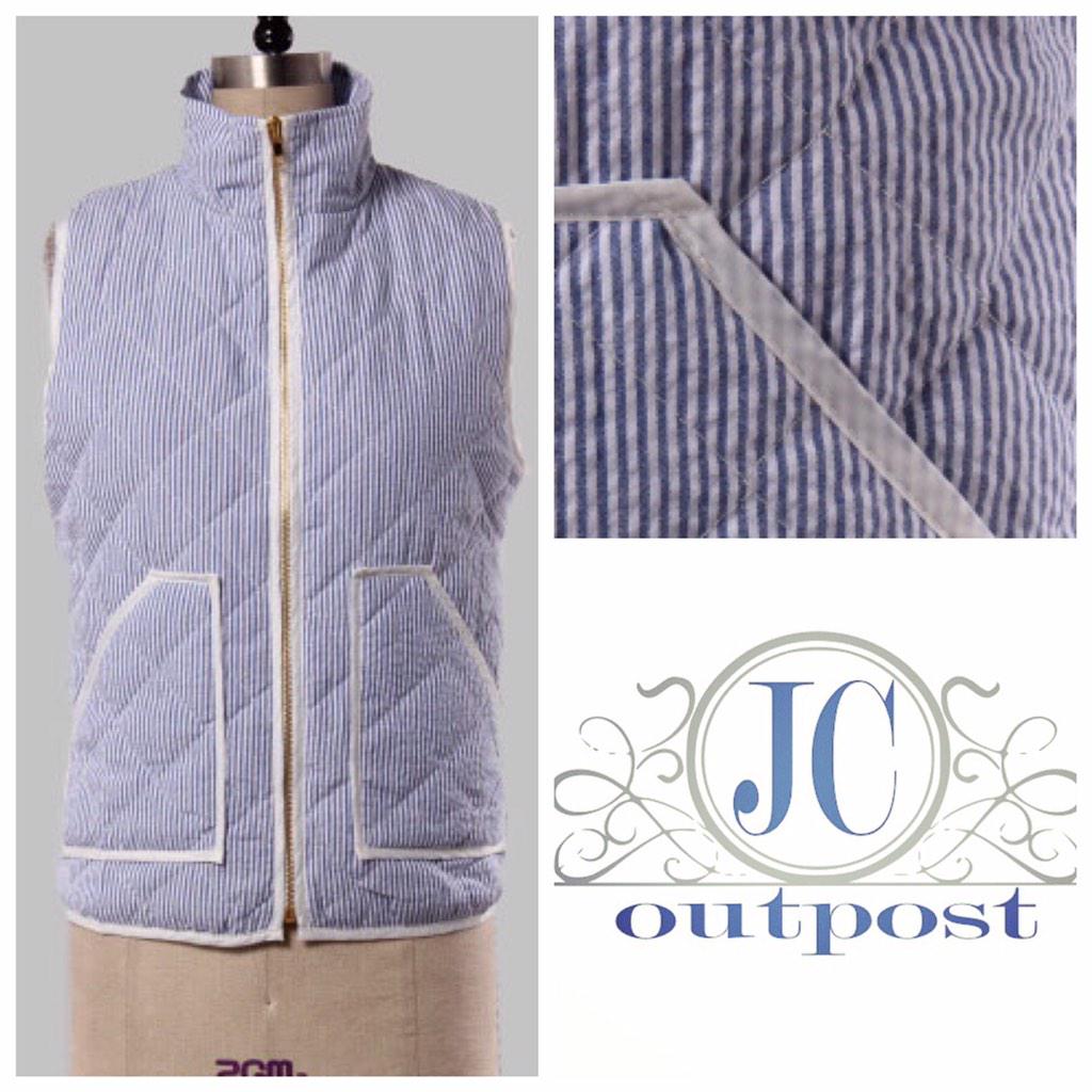 JCOutpost's tweet image. Had to have these &amp;amp; have been waiting patiently for them to ship! #seersucker #vestobsessed #JCOutpost