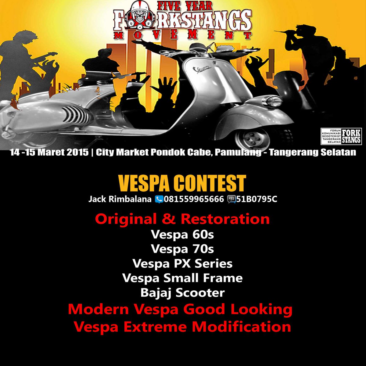 Vespa Contest Regist JackRimbalana 081559965666/51B0795C <a href="/SadudulurVespa/">Sadudulur VESPA Bdg.</a> <a href="/RepublikVespa/">IG : republikvespa</a> <a href="/ScooterUnpam/">UPS!!</a> <a href="/upnvespa/">UPN Veteran Scooter</a>