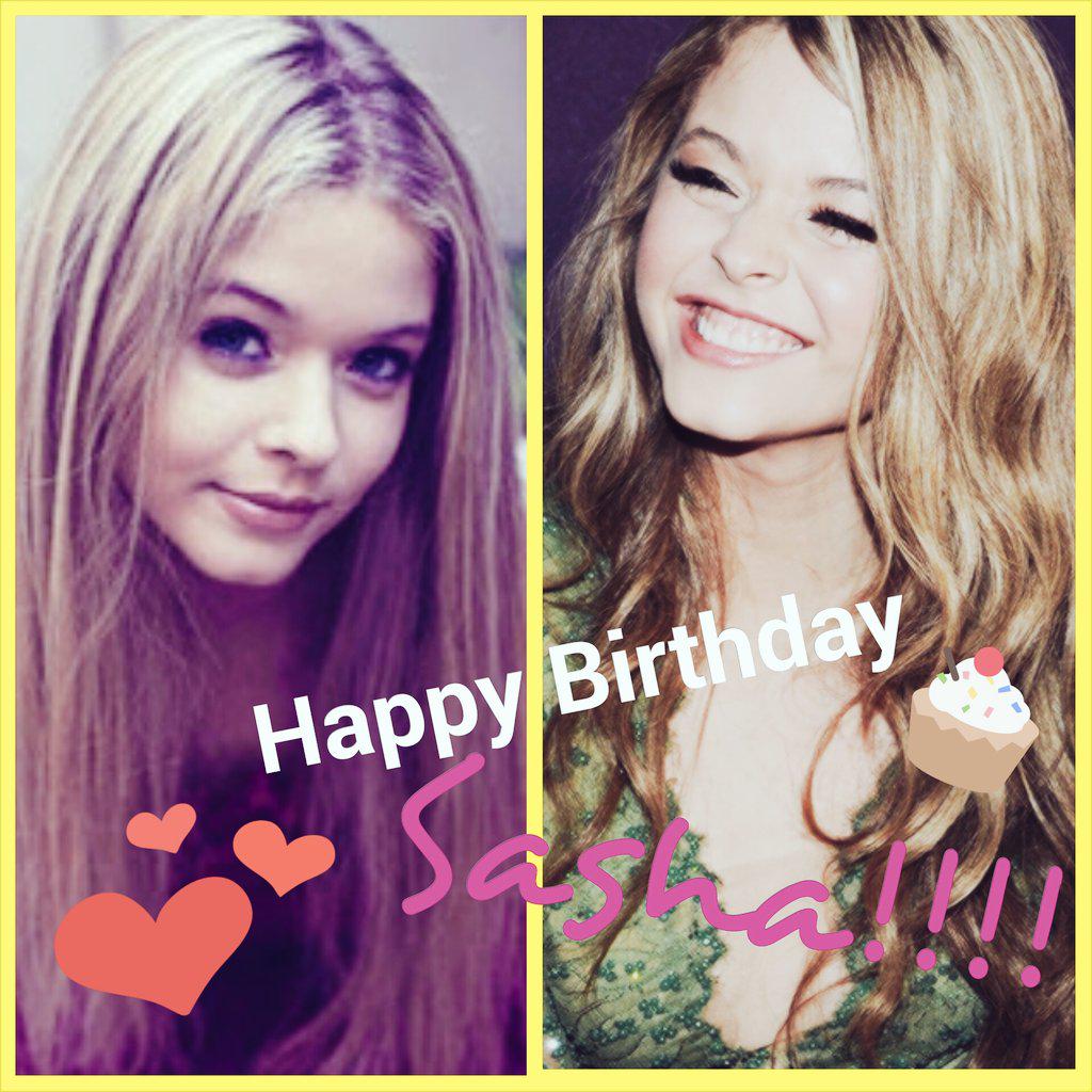 Happy Birthday to the beautiful and talented Sasha Pieterse! I You cupcake!   