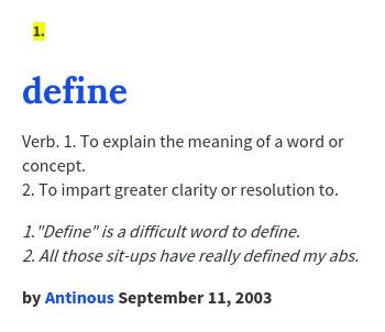 urbandictionary's tweet photo. @THOTiFIER define: Verb. 1. To explain the meaning of a word or concept. 2. To... http://t.co/91e5FClT97 http://t.co/CRTrI0Y6F7