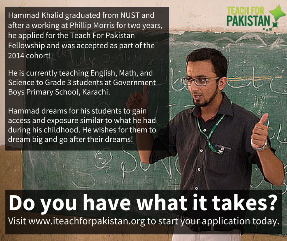 teachforpak's tweet photo. Do you have what it takes? Visit http://t.co/qVRhAraN4p to apply now. #tfp2015 http://t.co/4xux8nswlw