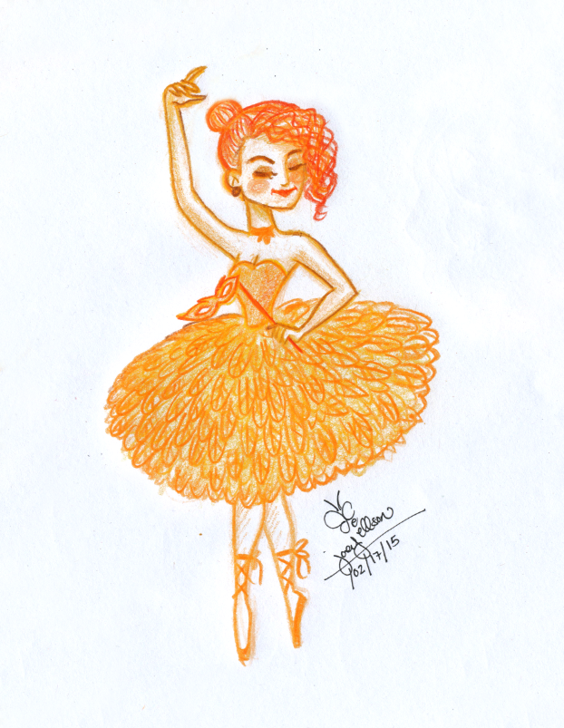 joeeehboi's tweet photo. Day 2 #7daysofcolor #orange #illustration #art #ballerina #dancer http://t.co/FNpCzLpxGq