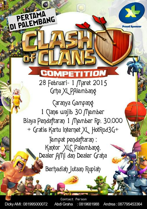SriwijayaBiru's tweet image. Yang Hobby Main Game Clash Of Clans. ayok persiapkan Clanmu. Ikuti Kompetisi COC nya
#LovePalembang
@AndroidPLMBG