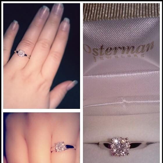 roosueboo's tweet photo. Ring finger where the rock is #futureMrs.Connell 😍💎💍❤💒👰💏 http://t.co/bKqULPYONF