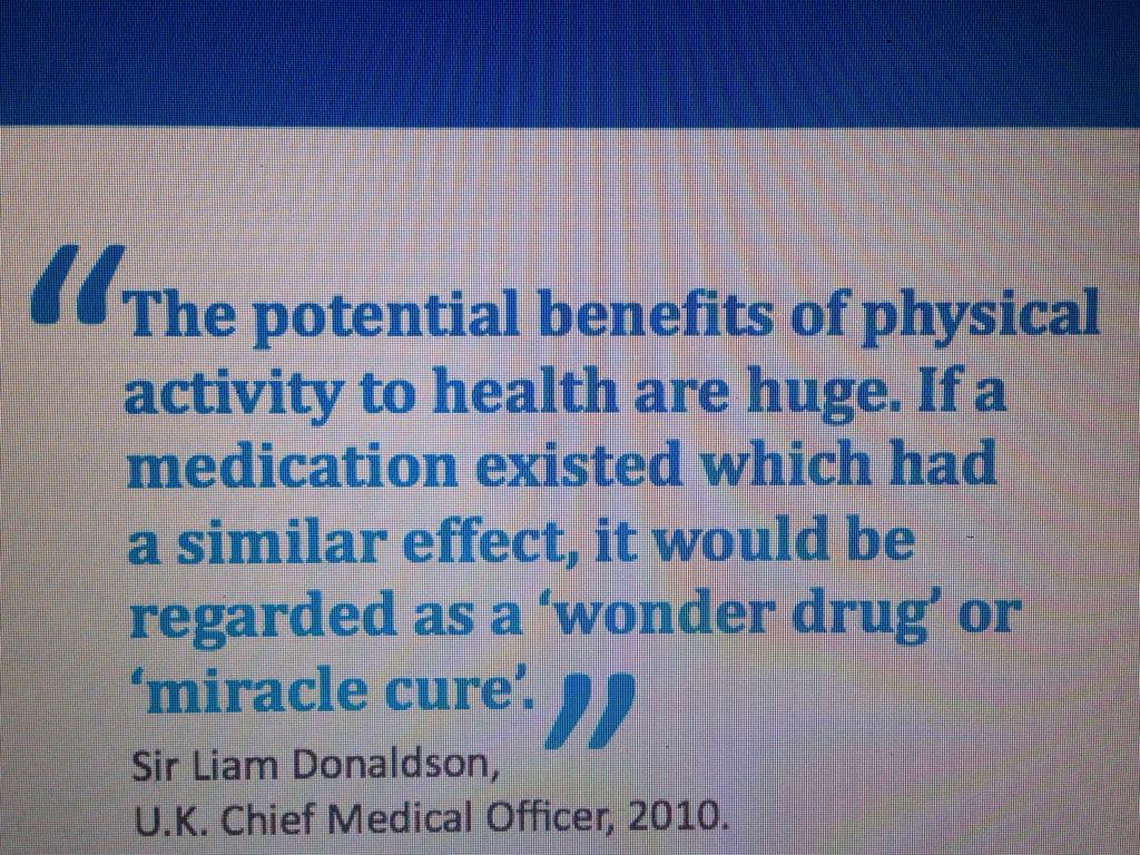 GuyLittle_'s tweet photo. Such a powerful statement. Reminder that physical activity is so important! http://t.co/XScOVAAkSy