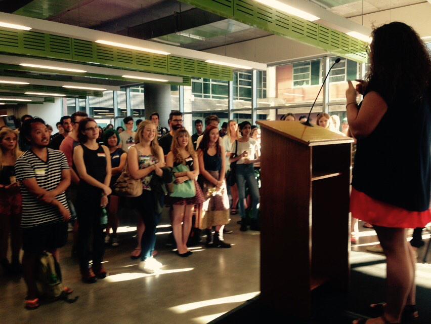 Welcome to this year's Bachelor of Creative Intelligence and Innovation students - student speakers blew me away!