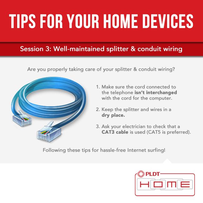 PLDT HOME on Twitter "Make sure your home devices’ wires are taken