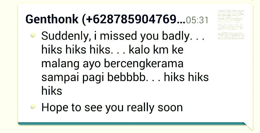 aiainun's tweet photo. Pagi tdi dapat bbm dr sohib nun jauh disana, feeling. Semoga dimudahkan buat "kembali" kesana, even cuma berkunjung. http://t.co/n03hI3EgIA
