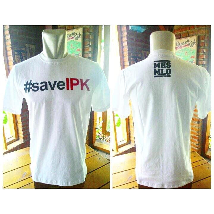 mahasiswamlg's tweet photo. T-Shirt #MerchandiseMhsMlg edisi #SaveIPK | Ready ukuran M, L, XL #TERBATAS | 100k | 📱085649545692 http://t.co/wfTocrSotZ