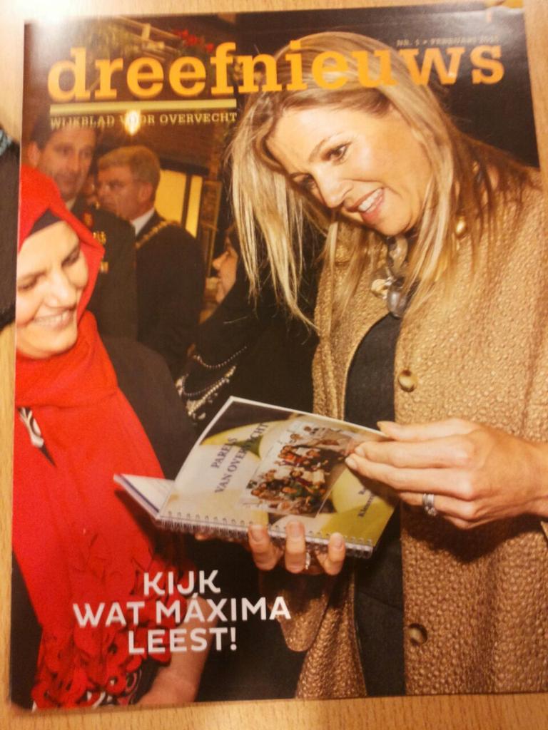 Bezoek Maxima op #dreefnieuws #overvecht