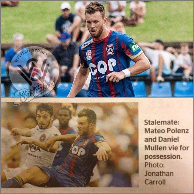 WSWBrotherhood's tweet photo. #MullenUpdate Daniel in action for the jets and kind of a #PolenzUpdate as well, #WhatThe? @danielmullen7 @smh http://t.co/ex0CzAxxr6