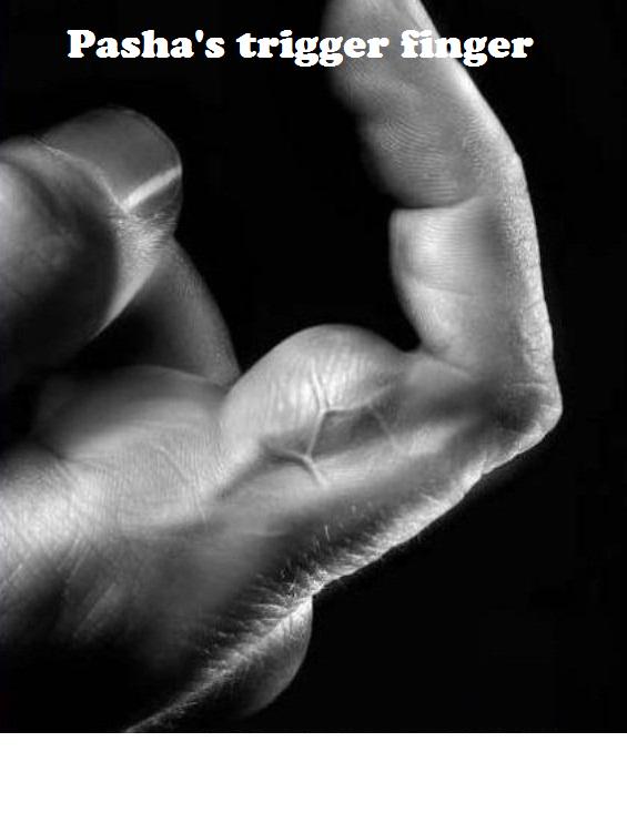 BdenOudsten's tweet photo. @paszaBiceps Pasha's trigger finger! http://t.co/CF79fc7f02
