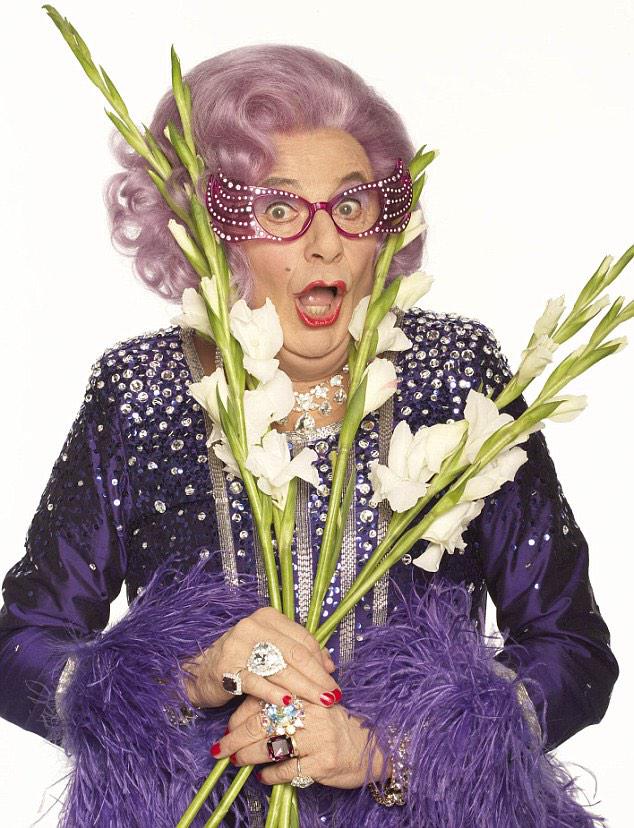 Happy Birthday to the comedy genius and huge talent that is Barry Humphries, thank you. 