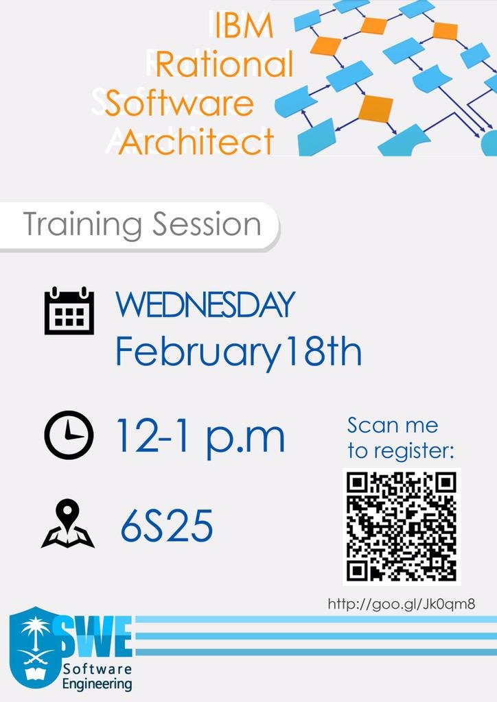 KSU_SWE's tweet image. IBM Rational Software Architect (RSA) training for #KSU_IT #KSU_IS #KSU_CS 
#جامعة_الملك_سعود