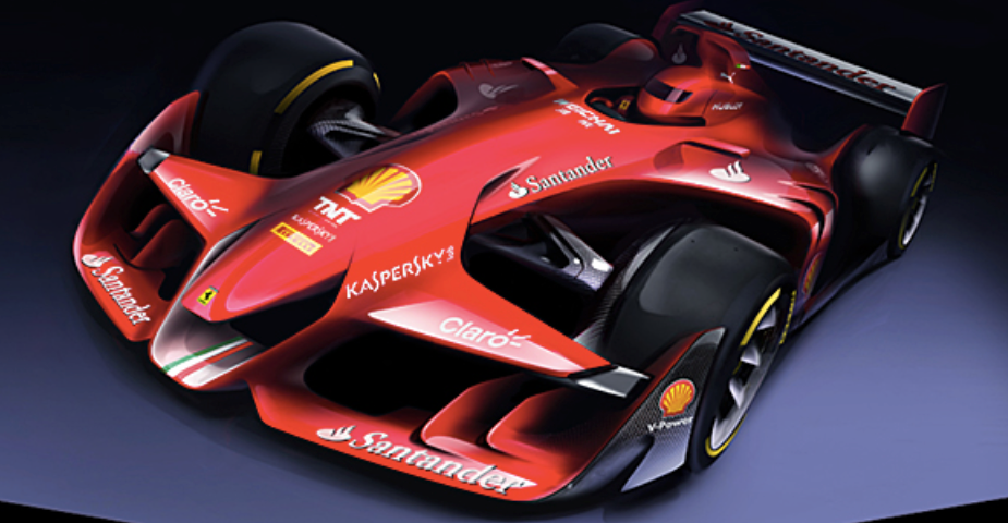 ivanF1's tweet photo. #F1
Esta es la visión de #Ferrari para el futuro de la Fórmula 1. ¿Te gusta? #FerrariFuture http://t.co/9973uXynmD