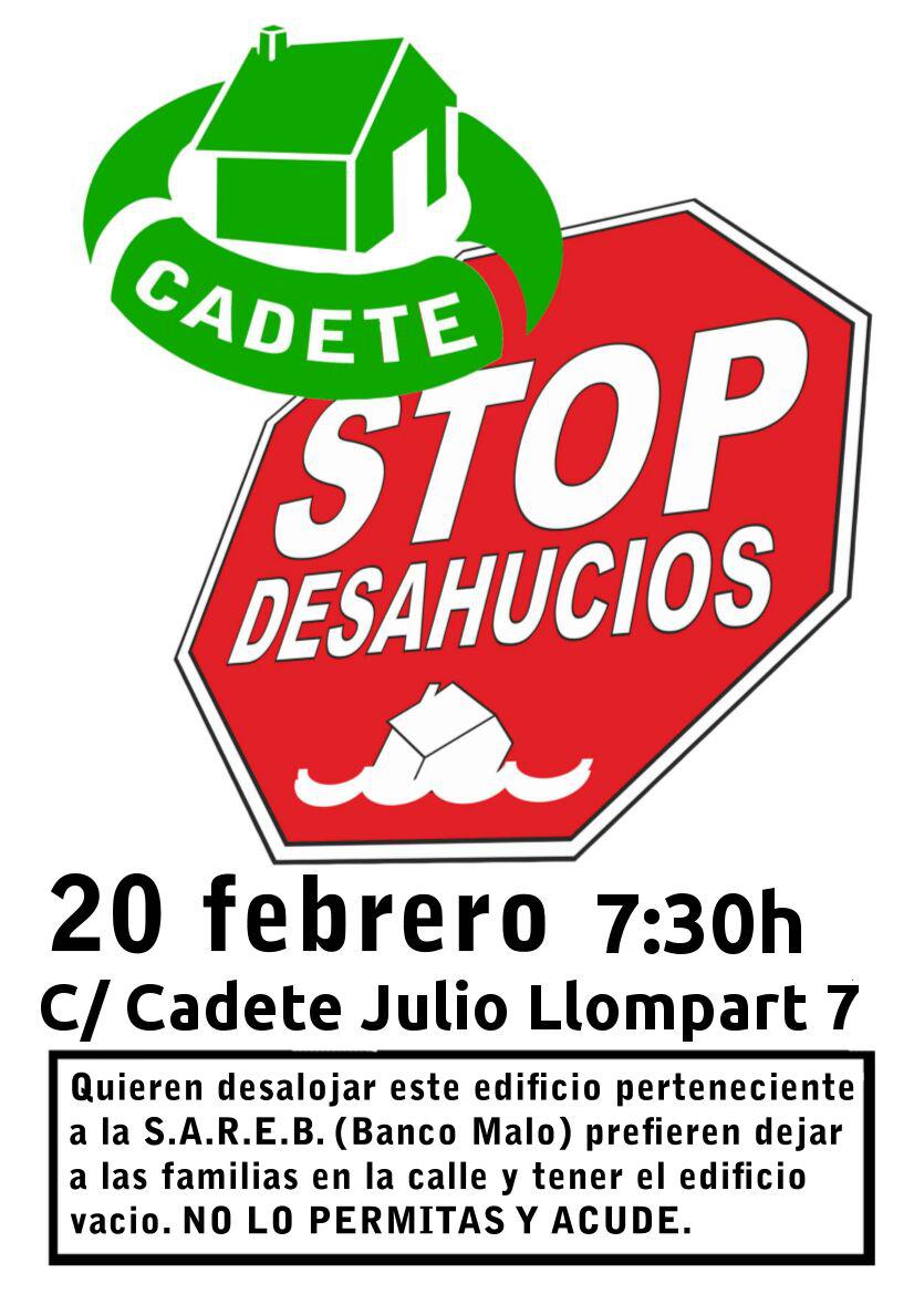 LA_PAH's tweet image. Este viernes la @ObraSocialMad se moviliza contra el desalojo de dos viviendas en Cadete.
#StopDesahucios