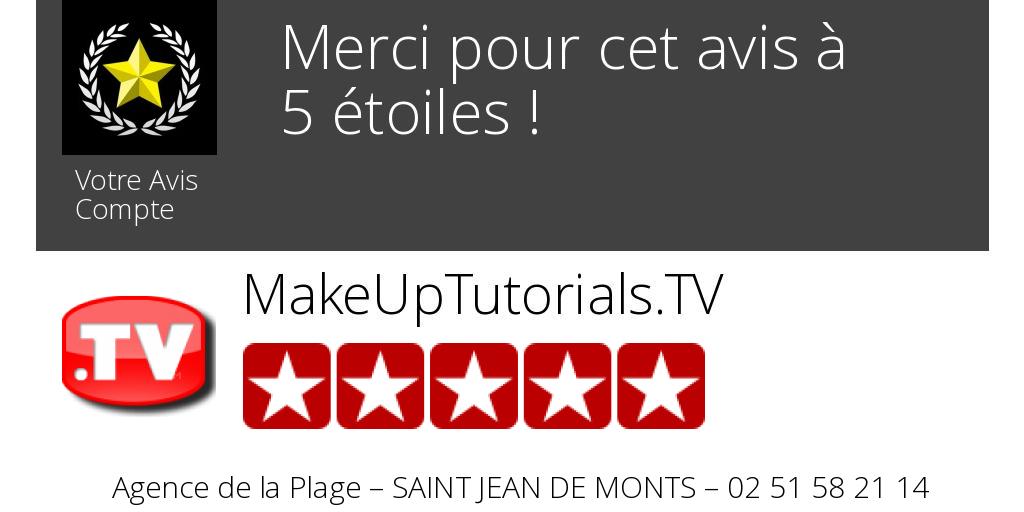 makeupvids's tweet photo. Je viens de donner mon avis et j'ai laissé la note de 5 étoiles.  Pour le lire : https://t.co/NHBgKNUckH http://t.co/sLN6slK2wn
