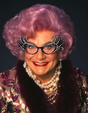 Happy Birthday to the wonderful Dame Edna Everage / Barry Humphries 