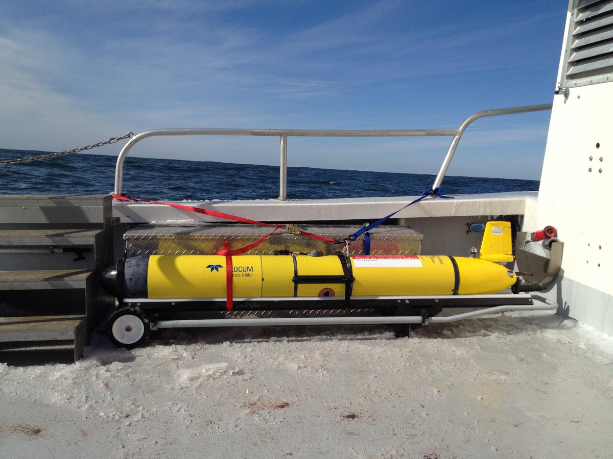 DalGliders's tweet photo. After a long, painful search, #slocumglider otn201 is on it's way home! #MarineRobots #FieldOps #NorEastersurvival http://t.co/10xepRwWaF