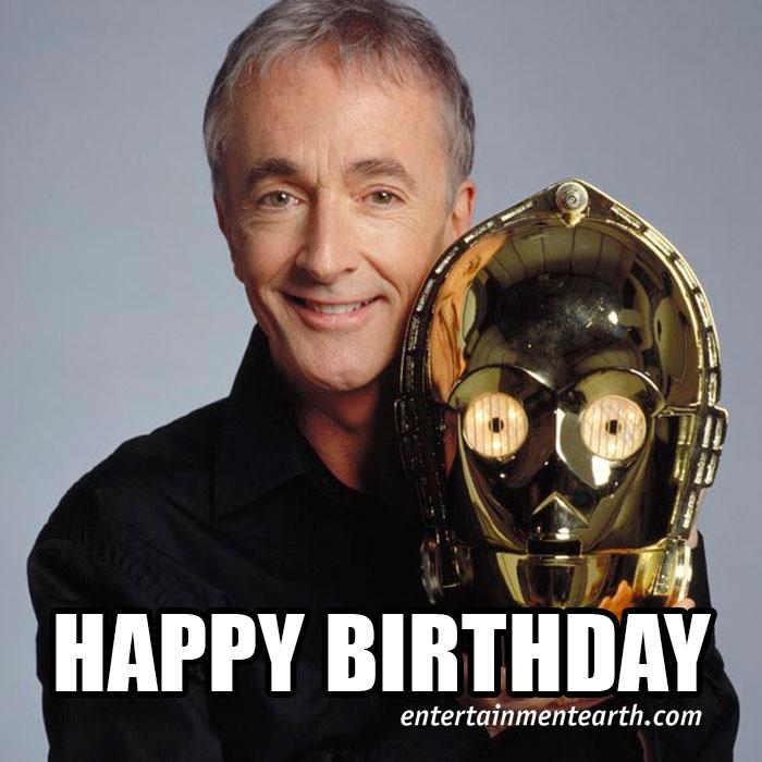 Happy 69th Birthday to Anthony Daniels of Star Wars ! Shop Collectibles:  