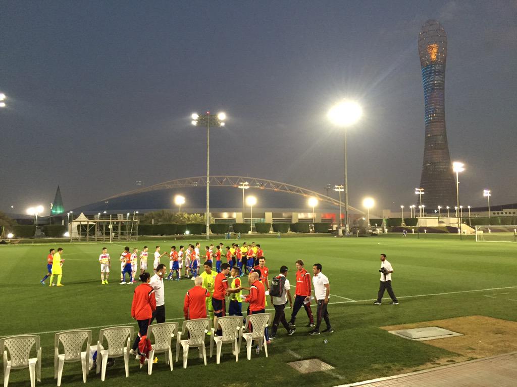StewartMRegan's tweet photo. Excellent to see our Yr 2000's beat Chile tonight on penalties at the Aspire Academy in Doha. #performanceschools http://t.co/2pDEaJCBBT