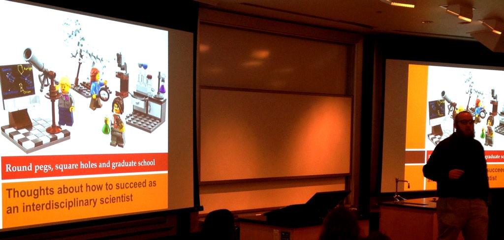 gzjones's tweet image. Dr. D giving a @DickinsonCol #RushHour talk. #interdisciplinaryscience