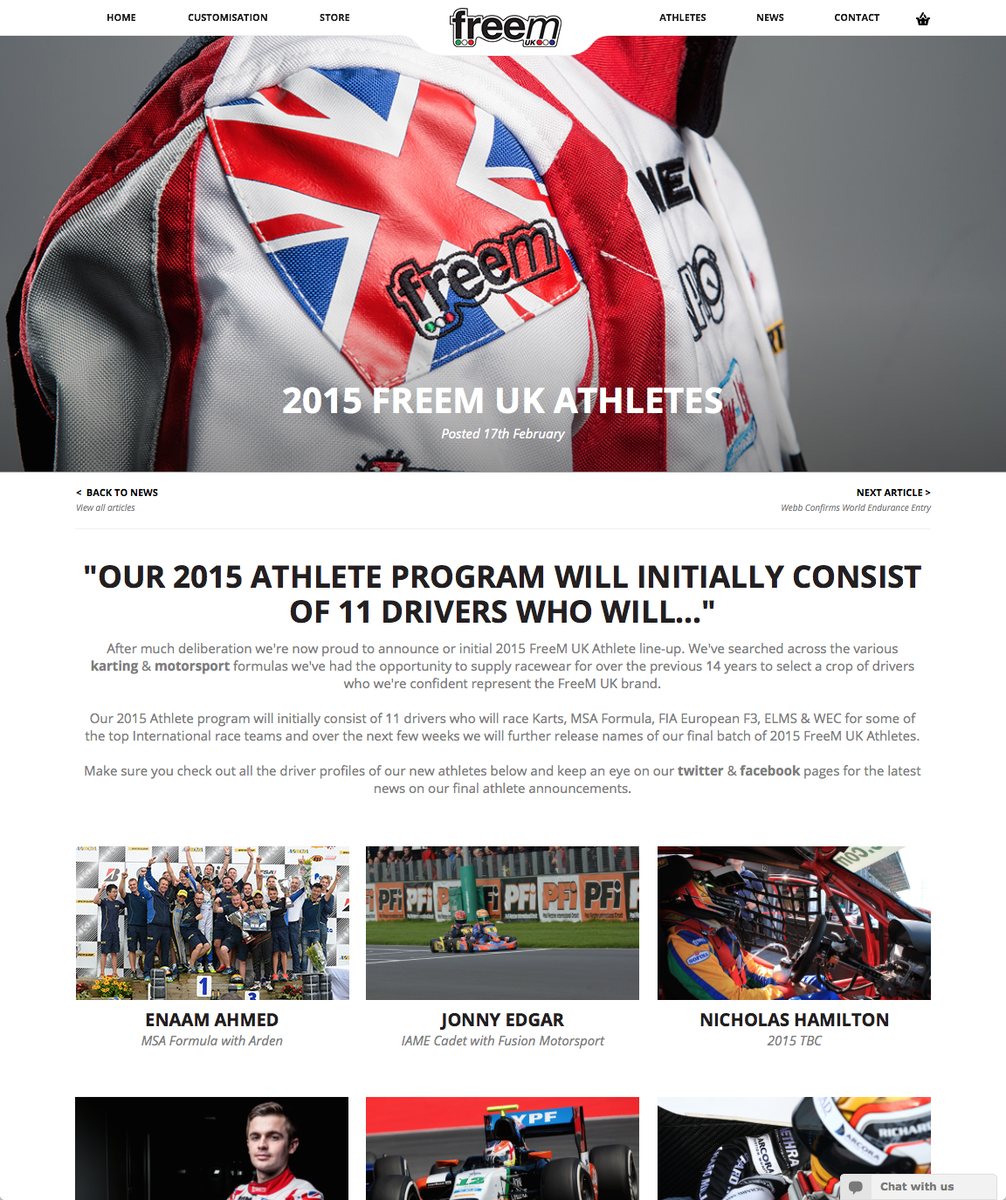We’ve just announced our initial batch of 2015 FreeM UK Athletes — freemuk.com/2015-freem-uk-…