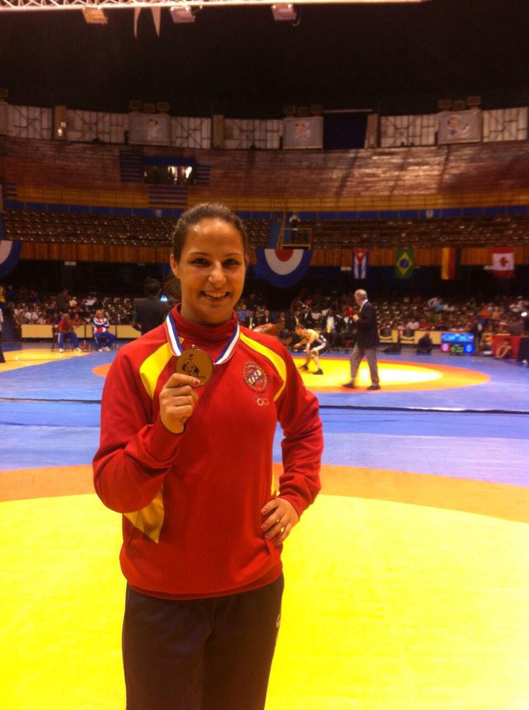 Campeona del Torneo internacional Grama-Cerro Pelado <a href="/GrupoBPopular/">Grupo Banco Popular</a> @asocdeportistas #wrestling