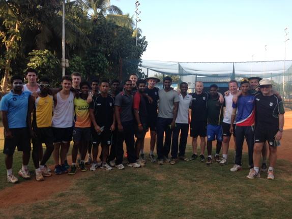 inspireandexcel's tweet photo. @WorcsCCC all lads together, coming towards the end of a high quality experience #chennai #cricketdrome http://t.co/DzPAHtOx0m