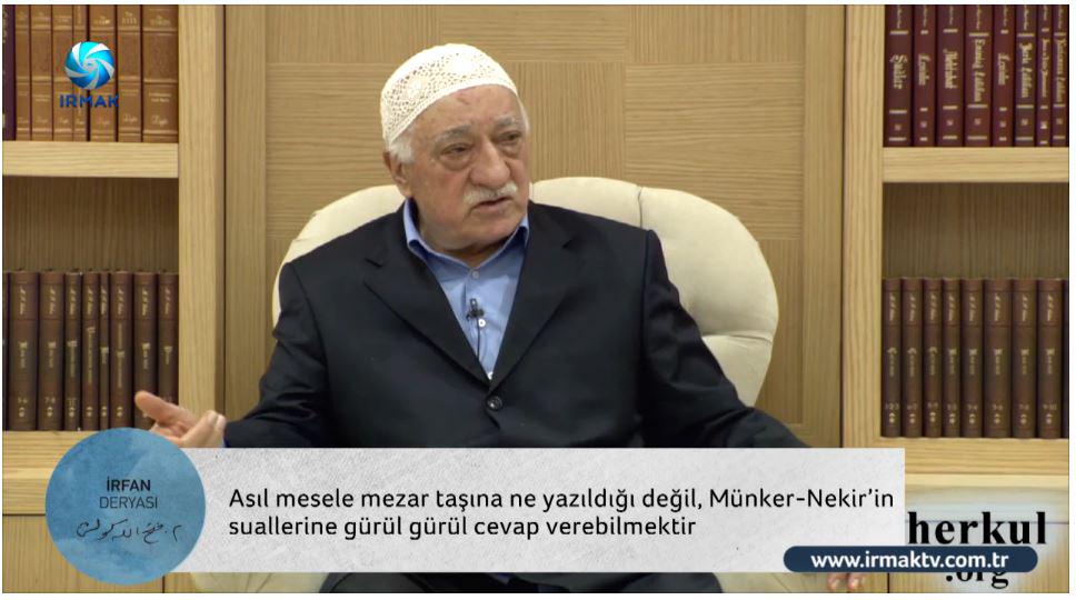 MefkureTV's tweet photo. Asıl mesele mezar taşına ne yazıldığı değil, Münker-Nekir’in suallerine gürül gürül cevap verebilmektir.*** http://t.co/387oczPVWB